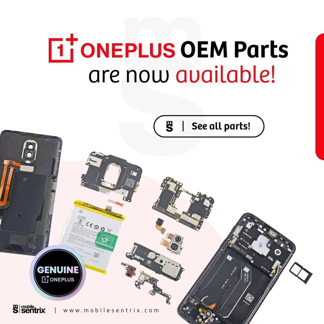 Now buy Genuine OEM Oneplus Replacement Parts from Mobilesentrix