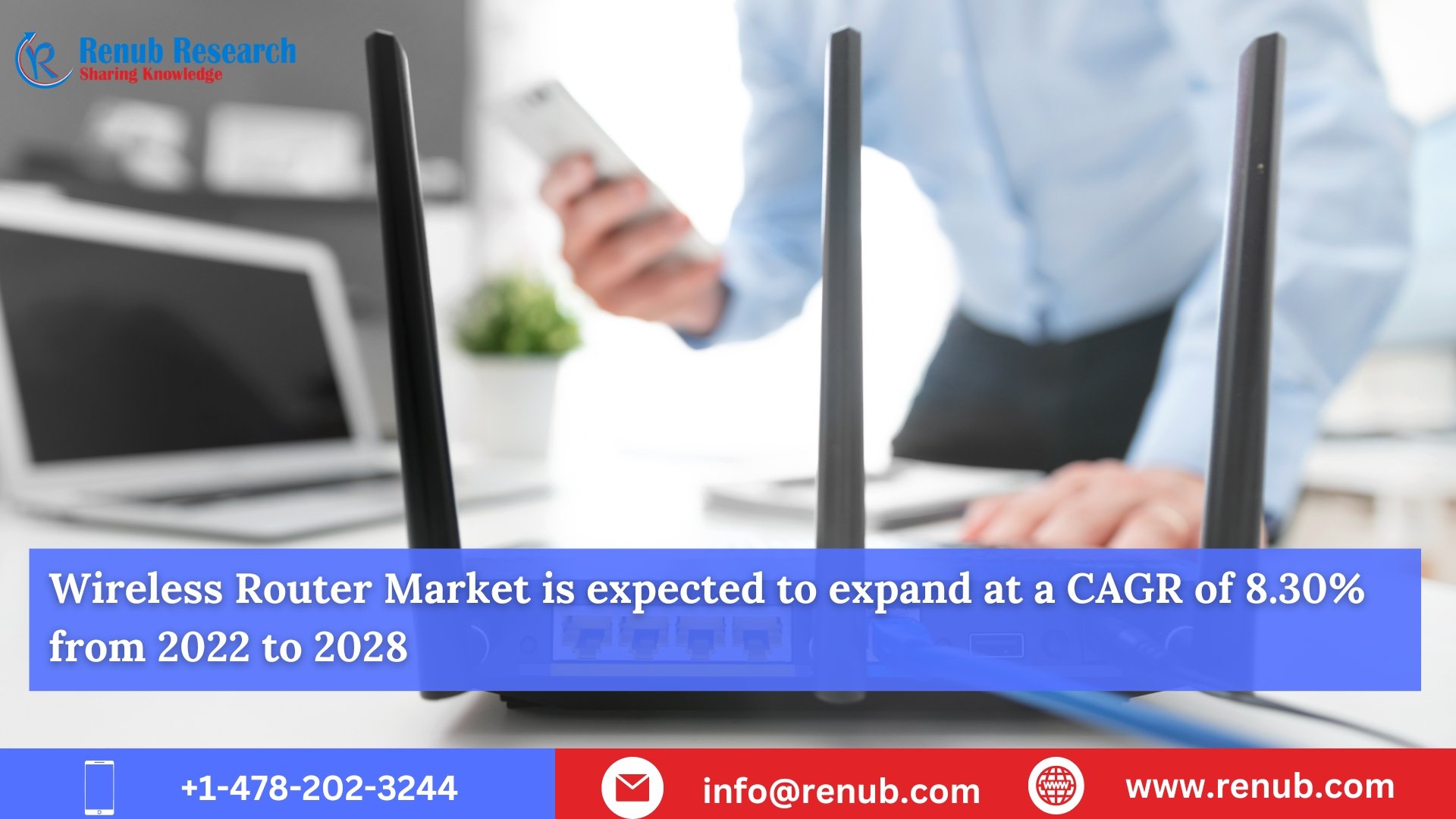 Wireless Router Market will reach US$ 18.44 Billion in 2028