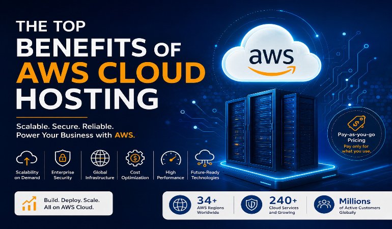 The Top  Benefits of AWS Cloud Hosting