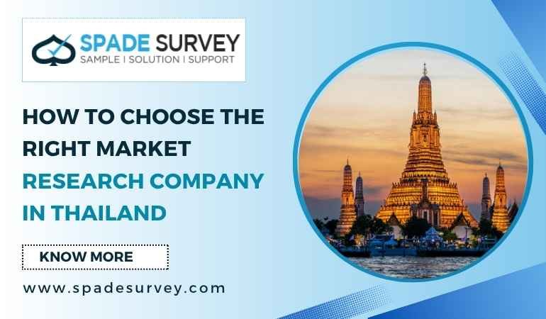 How to Choose the Right Market Research Company in Thailand